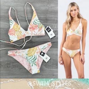 ☀️RIP CURL☀️ LA BONITA RESERVABLE CROP LA BONITA GOOD PANT BIKINI SET